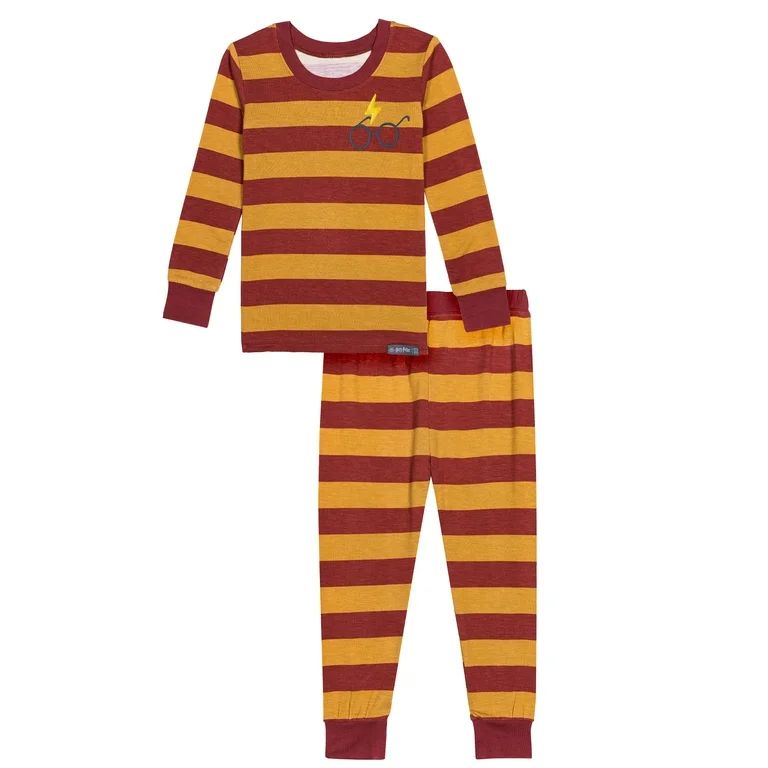 Modern Moments x Harry Potter Toddler Neutral Tight Fit Pajama Set, 2-Piece, Sizes 12M-5T | Walmart (US)