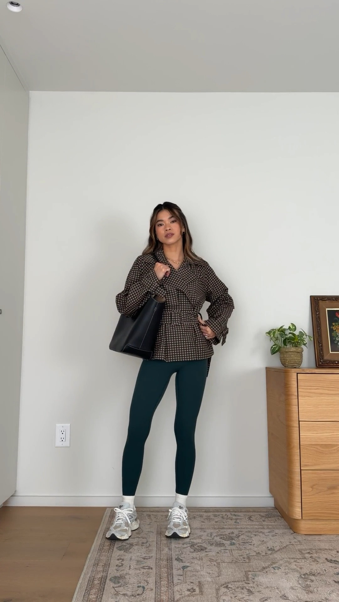 Fall outfit inspo. This @abercrombie jacket is so cute!
Use the stackable Abercrombie discount code AFCHLOE for an extra 15% off🤎

Sizing info:
-Abercrombie YPB studioFLEX Double-Layered Tank (Size XS in Dark Spruce Check)
-Abercrombie YPB studioFLEX 7/8-Length Legging (Size XS Regular in Dark Spruce Check)
-Abercrombie Short Belted Trench Coat
(Size XS in Carmel)

Fall Abercrombie new arrivals, Abercrombie sets, Abercrombie petite leggings, Abercrombie petite workout sets, Abercrombie fall athleisure, Abercrombie petite leggings, Petite style, petite fashion, mom outfit, mom style, petite pants, petite outfit ideas, petite outfits, best pants for petite, petite workout set, vacation outfits, fall outfits, fall style, fall trends, fall looks fall outfit ideas, Abercrombie try on, cropped trench coat, fall jacket, fall coat

**Use code AFCHLOE to get an additional 15% off almost everything in stores and online at checkout from September 10, 2026 to September 14, 2026 in US/CA. Exclusions apply. See details online.

#LTKootd #LTKSeasonal #LTKPetite