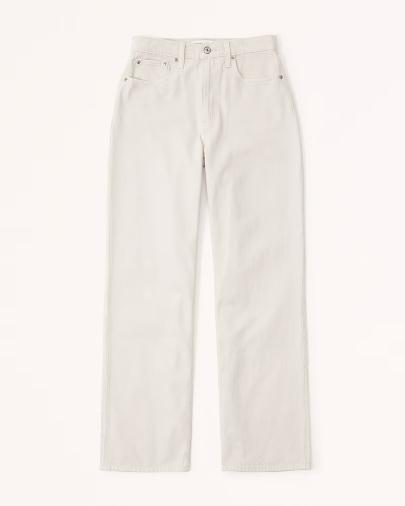 Curve Love High Rise Loose Jean | Abercrombie & Fitch (US)
