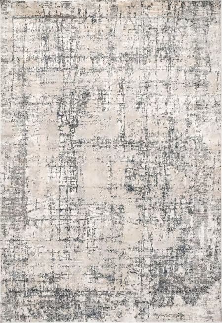 Beige Kora Marbleized Abstract 9' x 12' Area Rug | Rugs USA