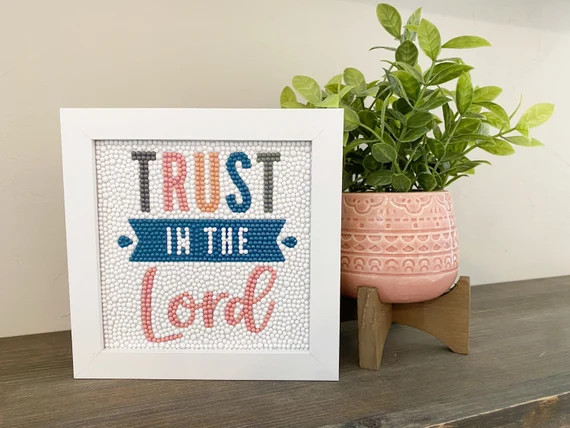 Trust in the Lord Diamond Art Kit - Etsy | Etsy (US)