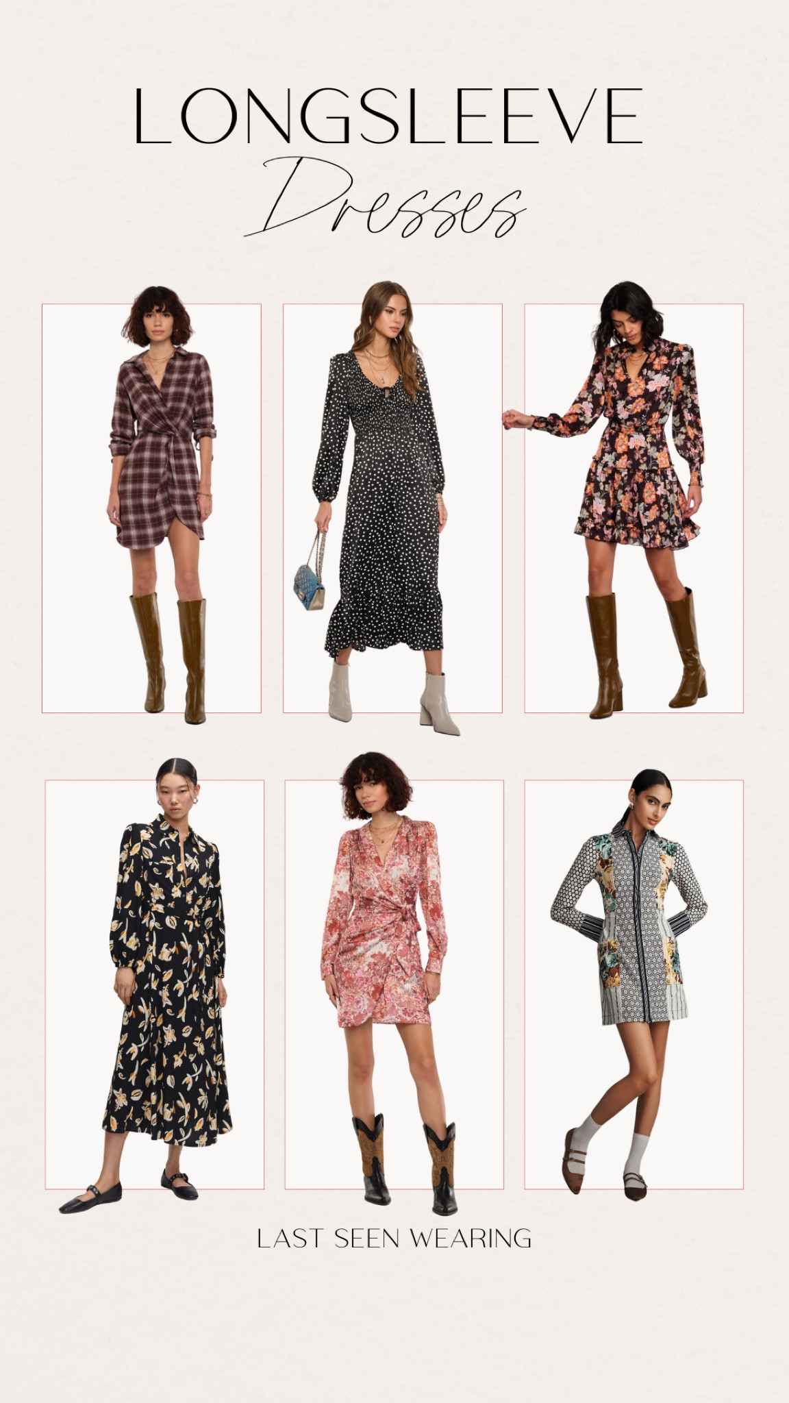 Longsleeve Dresses 
#minidress #mididress


#LTKstyletip #LTKSeasonal