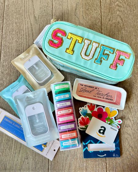 It’s the end of the school year and it’s time for teachers gifts! Here is what I’m getting my kids teachers. 

Graduation gift
School gift 
Teachers gifts! Teacher appreciation! End of school gifts #LTKFind teach pouch / stuff pouch / travel must haves / summer vacation / teacher vacationn


#LTKfamily #LTKkids #LTKGiftGuide