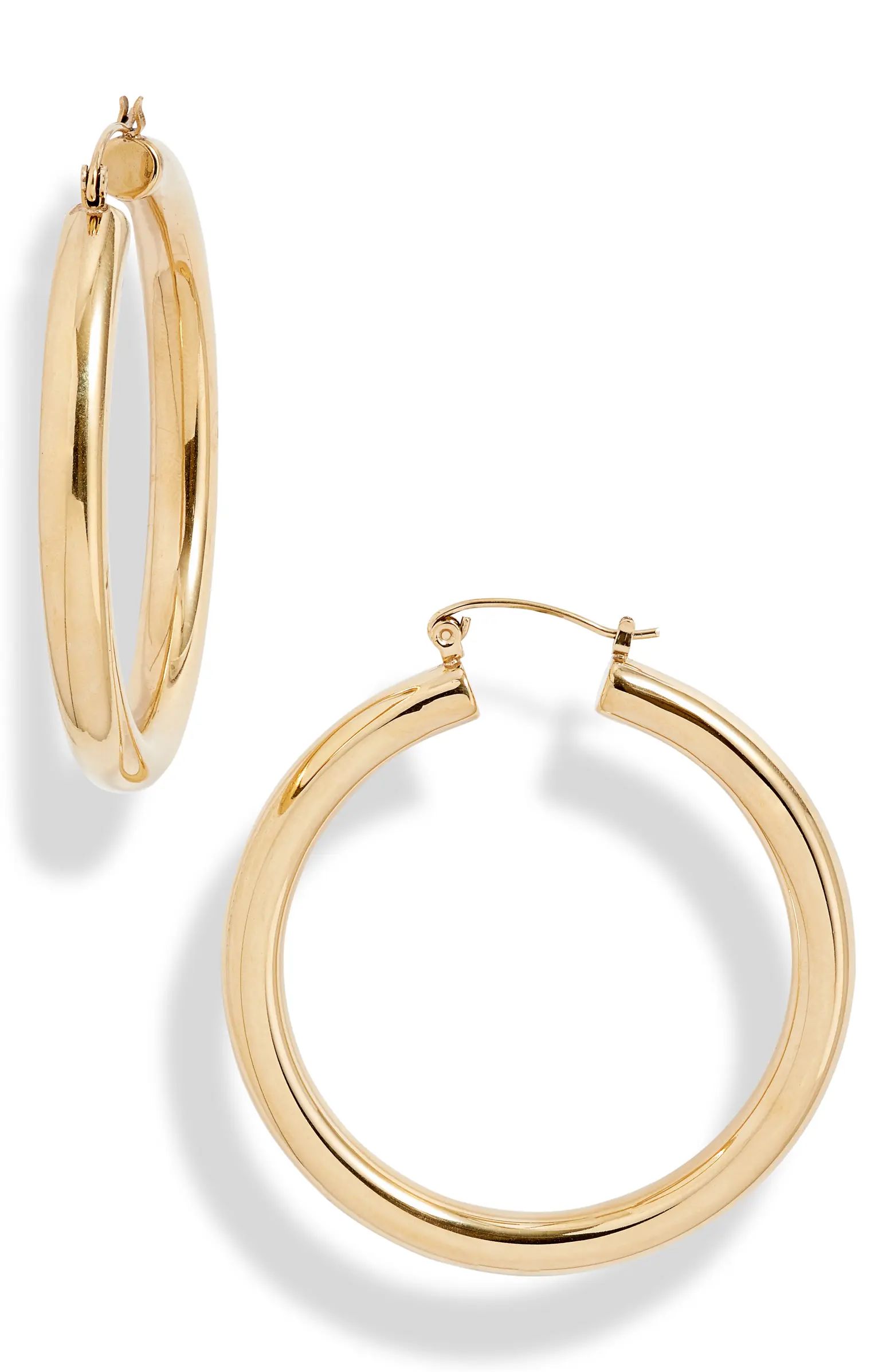 Knotty Classic Tube Hoop Earrings | Nordstrom | Nordstrom