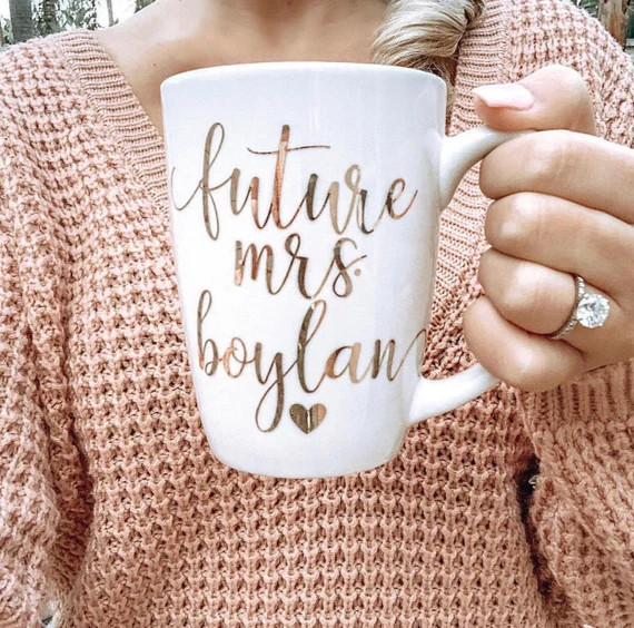 Gift for Bride Bride to Be Mug Engagement Gift Set Engaged | Etsy | Etsy (US)