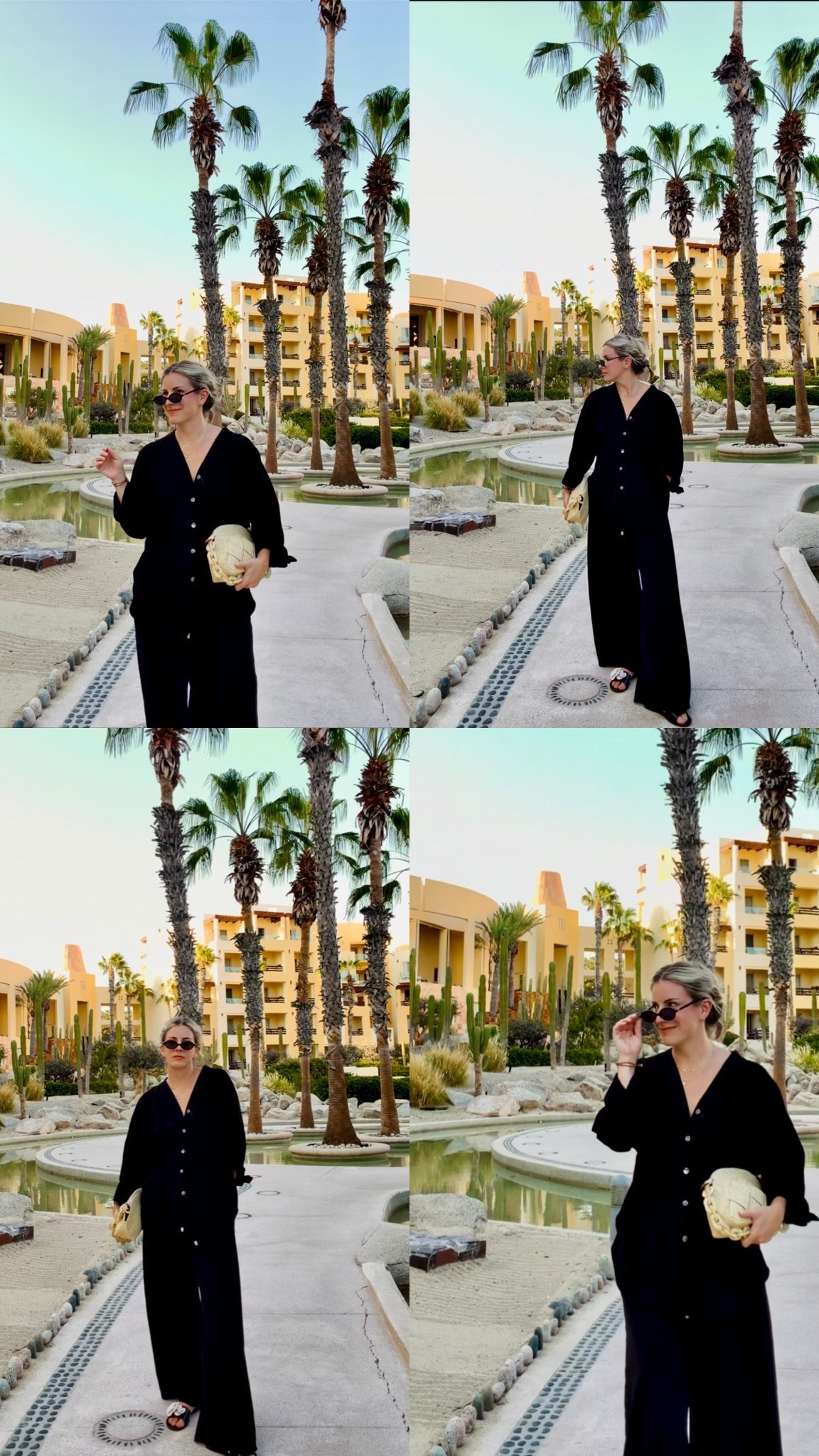 Nothing easier than a matching black set for dinner on vacation. 🤍

I love how relaxed and comfortable this one feels while still looking polished with a few simple accessories. Definitely one of my favorite Cabo outfits.

Everything is linked below. ✨

#LTKootd #LTKSwim #LTKTravel