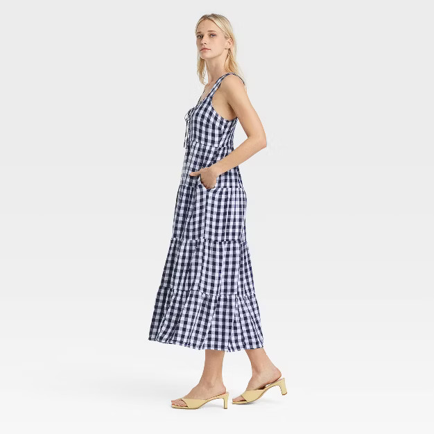 Women's Sleeveless Lace-Up Dress - Who What Wear™ | Target