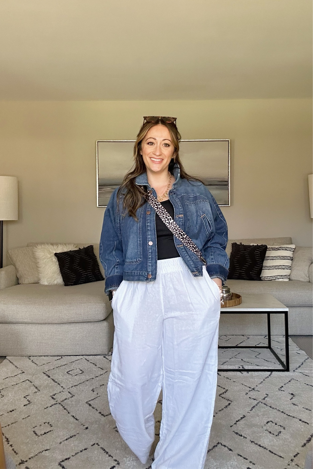 OLD NAVY
Wearing size Medium petite in white linen pants. 

Wearing size Small in denim jacket 

#LTKfindsunder50 #LTKstyletip #LTKover40