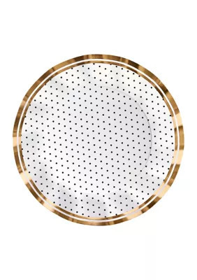 Sophistiplate Disposable Paper Dinner Plates - Set Of 8, Black | Belk