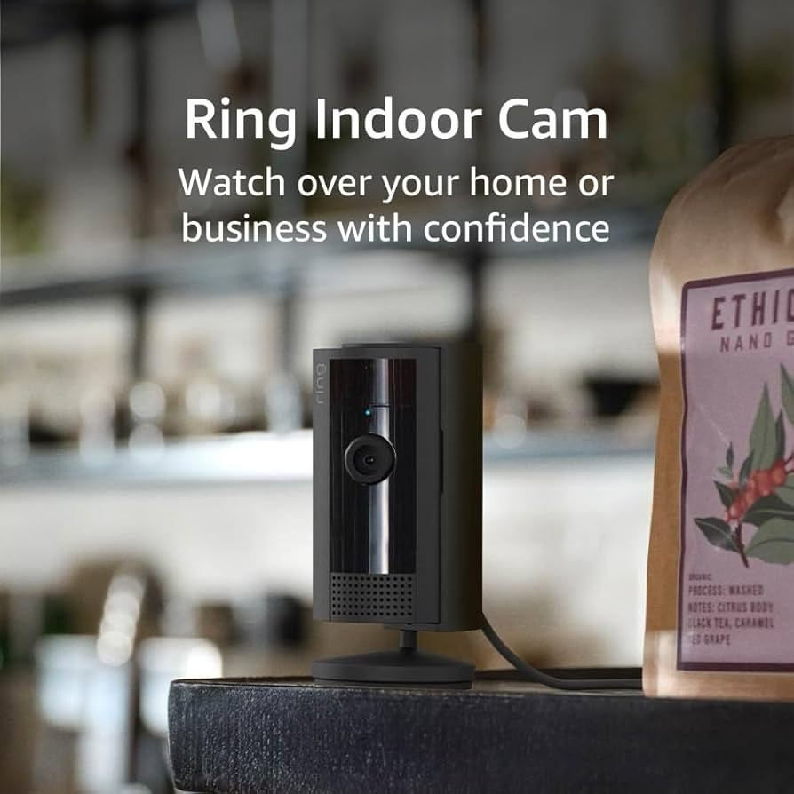 Ring Indoor Cam (newest model) — Home or business security in 1080p HD video, Black | Amazon (US)