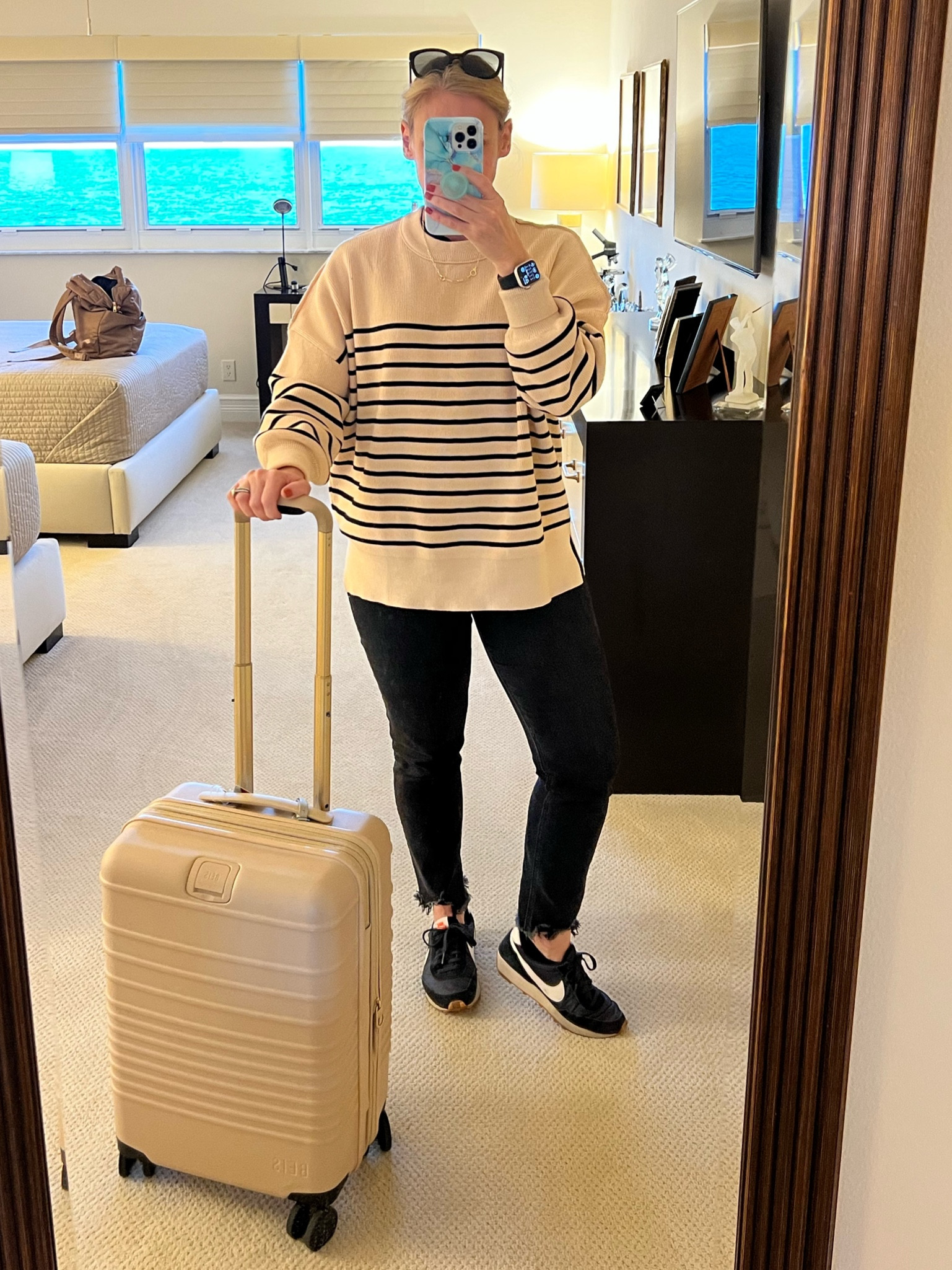 My new favorite travel sweater. Yes, it matches my Beis suitcase, and yes, it’s from Amazon! It comes in a bunch of colors and is perfect for keeping you cozy and warm on the plane!

#LTKtravel #LTKstyletip