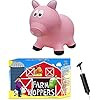 Farm Hoppers Award Winning Inflatable Bouncing Pink Pig with Pump | Amazon (US)