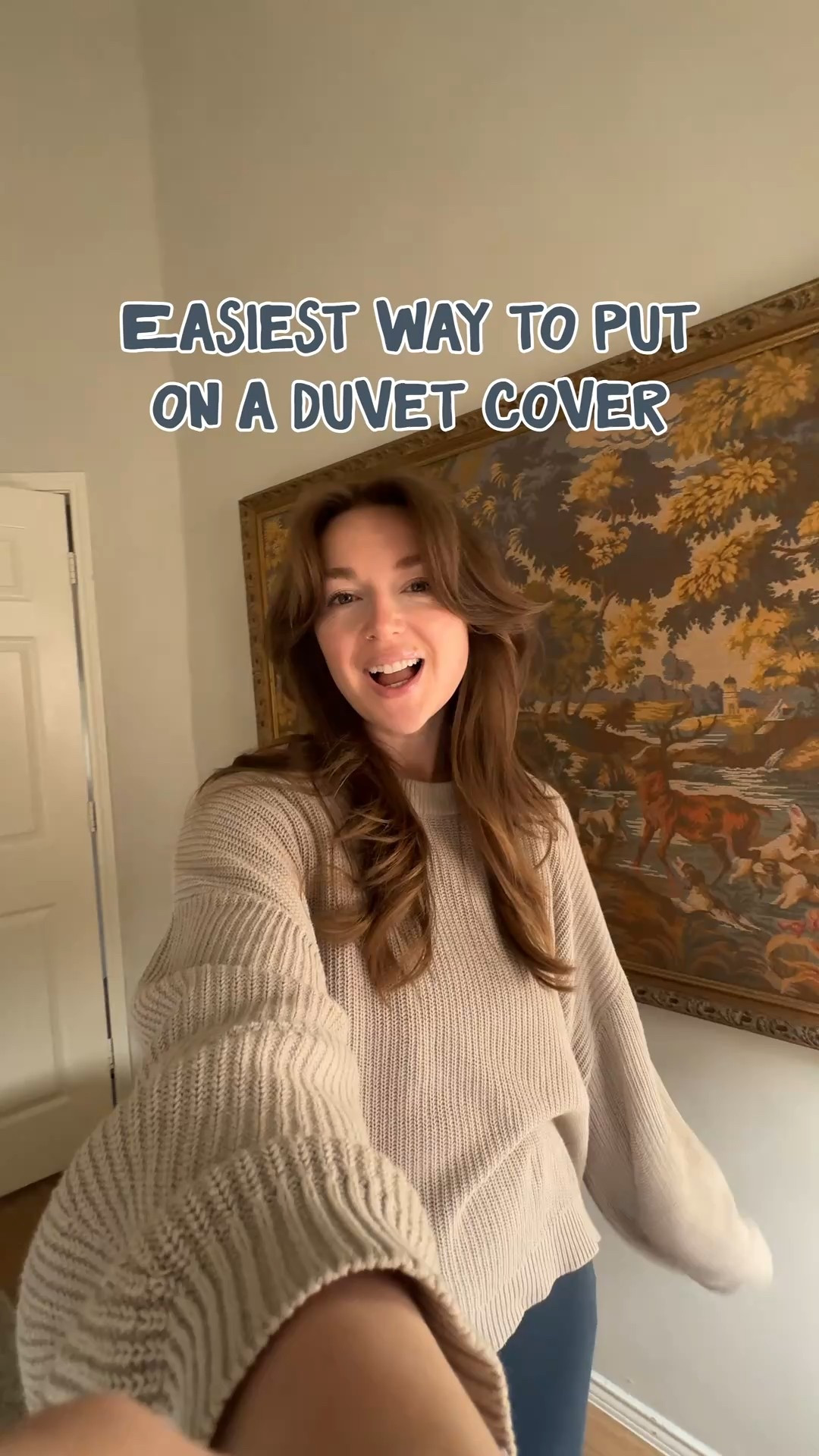The easiest way to put on a duvet cover! I change it by myself all the time without issues 💛 Great for any Sunday Reset! 

#LTKHome #LTKmorningroutine #LTKdayinmylife