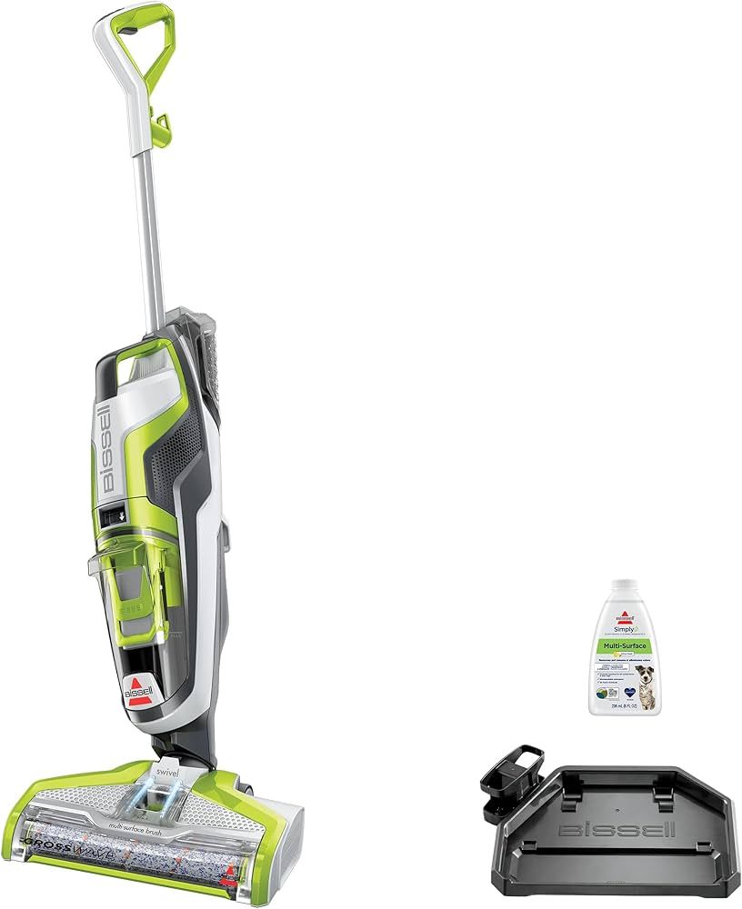 Bissell CrossWave Floor and Area Rug Cleaner, Wet-Dry Vacuum, 3888A, Corded electric, Green | Amazon (US)