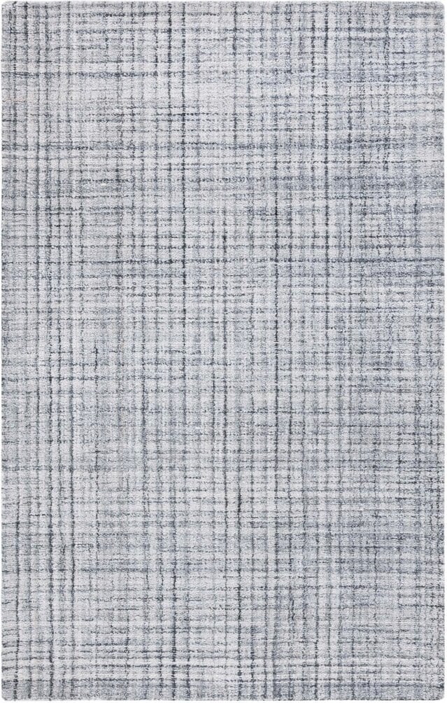 Abstract 3' x 5' Area Rug In Grey and Ivory | 1stopbedrooms