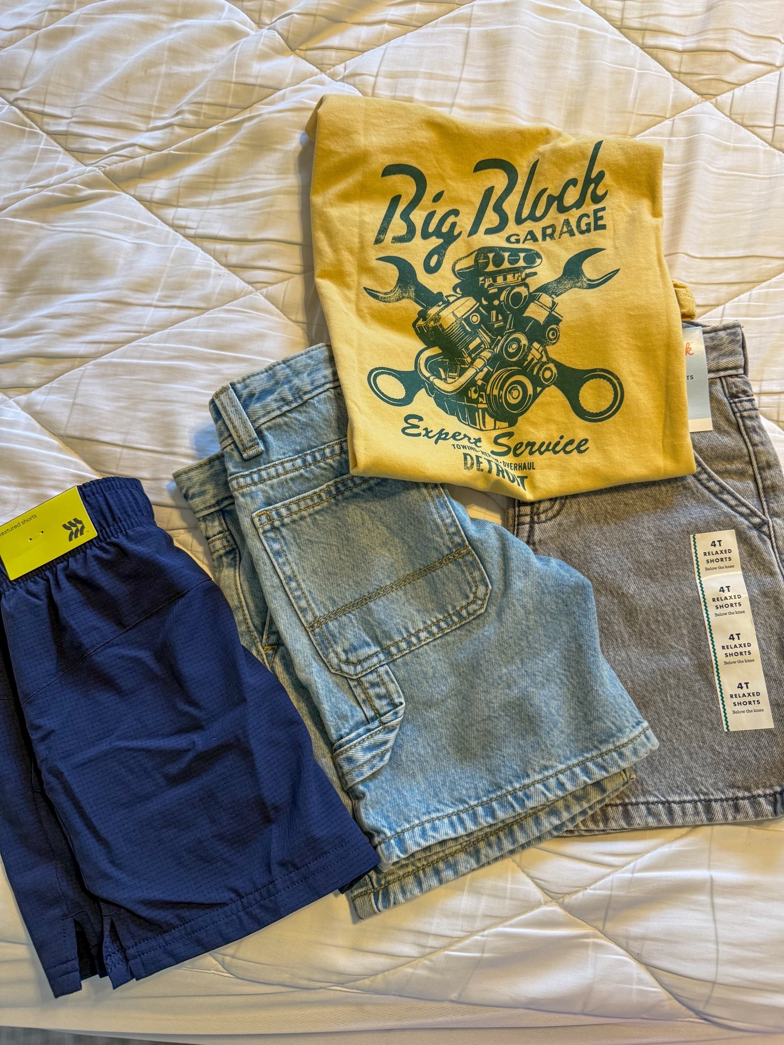 Grabbed my son a few clothing items today while I went on a Target run! 🎯 He has the athletic shorts in khaki and black already but I finally found his size in navy in store. So comfy! 

#target #kidsclothes 

#LTKKids #LTKSaleAlert