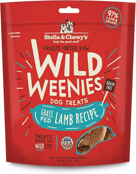 Stella & Chewy's Freeze-Dried Raw Wild Weenies Dog Treats - High-Protein Training Treats for Dogs... | Amazon (US)