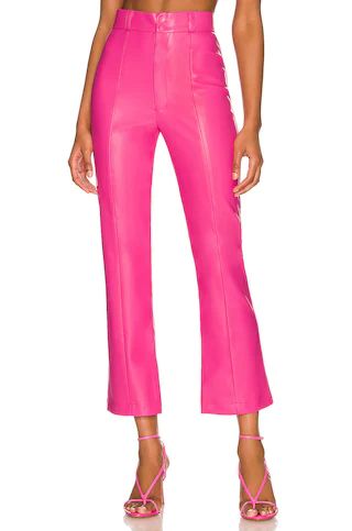 Bardot Polly Vegan Leather Pant in Hot Pink from Revolve.com | Revolve Clothing (Global)