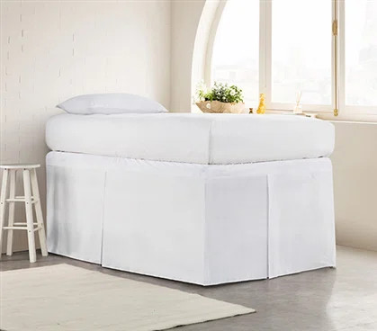 Tailored Dorm Sized Bed Skirt | Wayfair North America