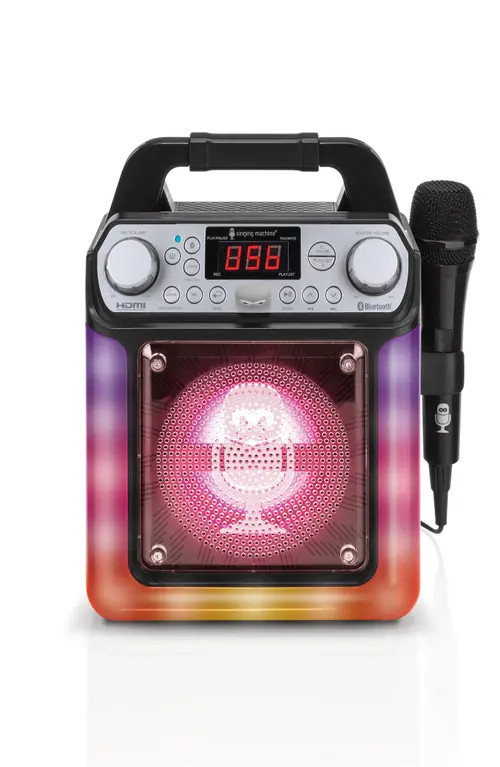 Singing Machine Groove Cube Mini Karaoke Machine in Black at Nordstrom | Nordstrom