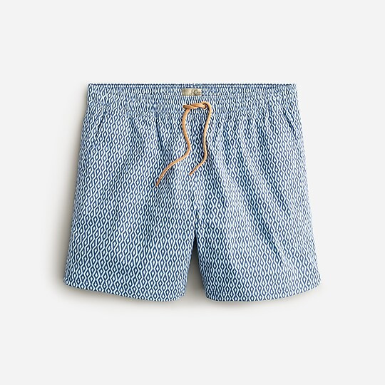 6" stretch swim trunk in print | J. Crew US