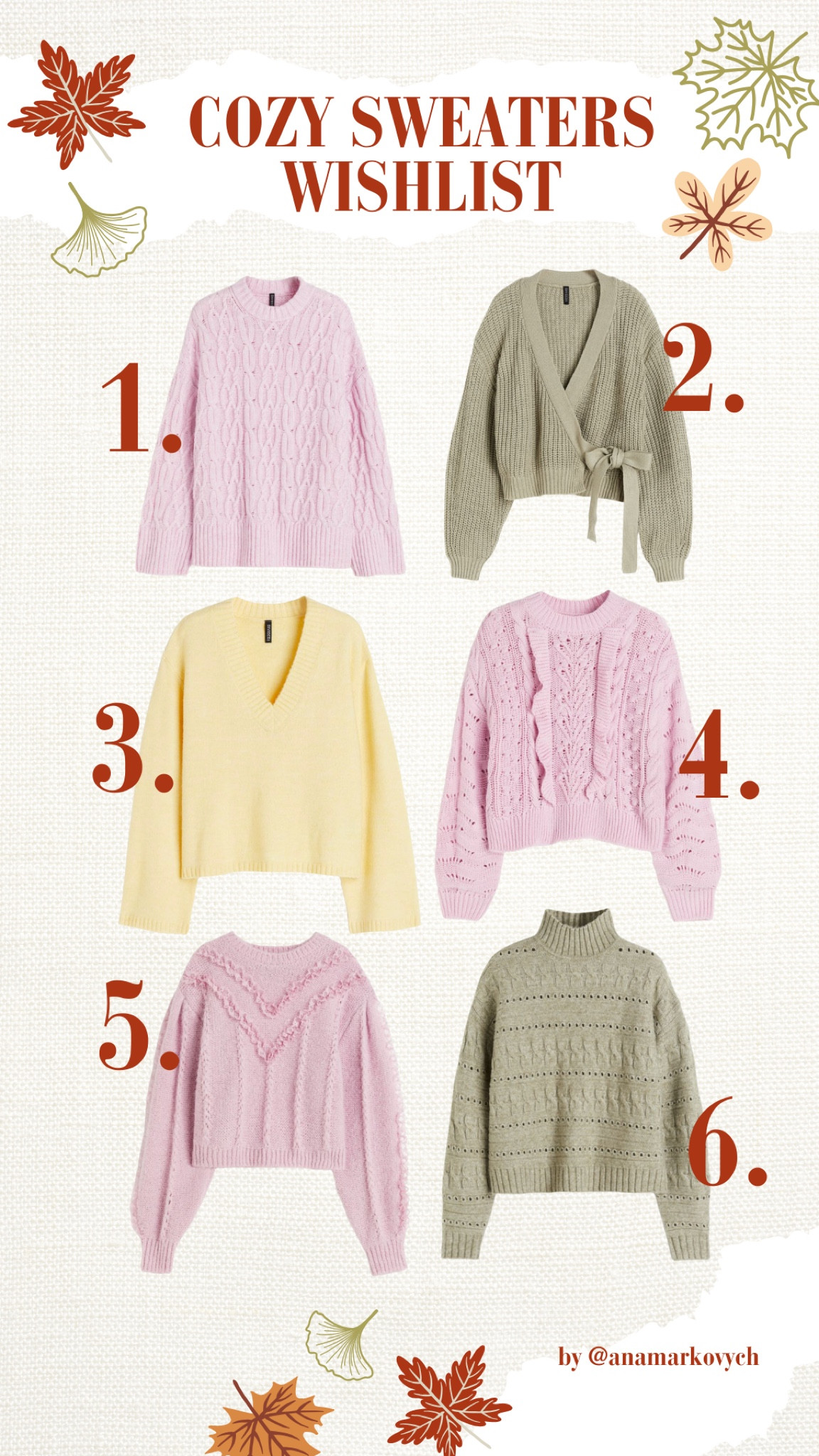Sharing my latest sweater wishlist ☁️💛 

#LTKGiftGuide #LTKfindsunder50 #LTKSeasonal