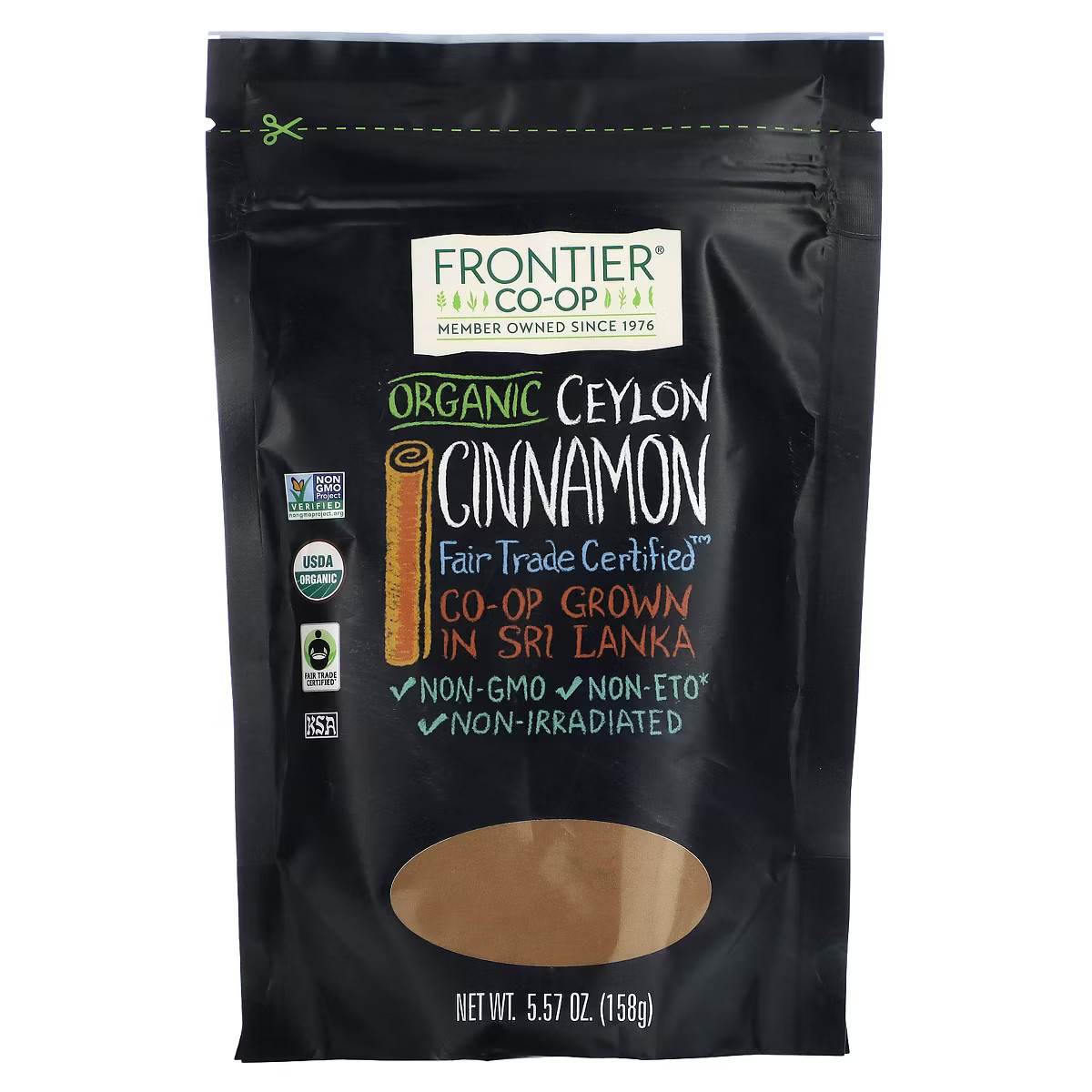 Frontier Co-op Organic Fair Trade Ceylon Cinnamon, 5.57 oz (158 g) | Target