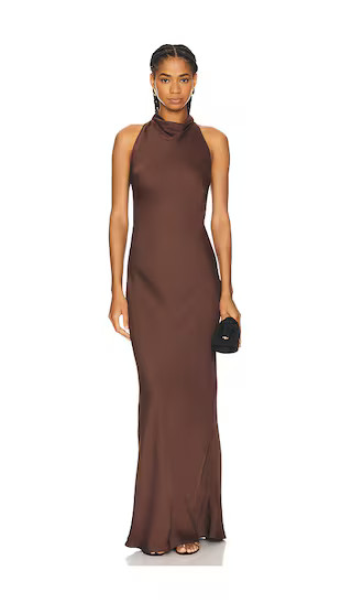 Lace Maxi Dress in Chicory Coffee | Revolve Clothing (Global)