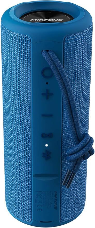MIATONE Outdoor Portable Bluetooth Wireless Speaker Waterproof for Shower - Blue | Amazon (US)