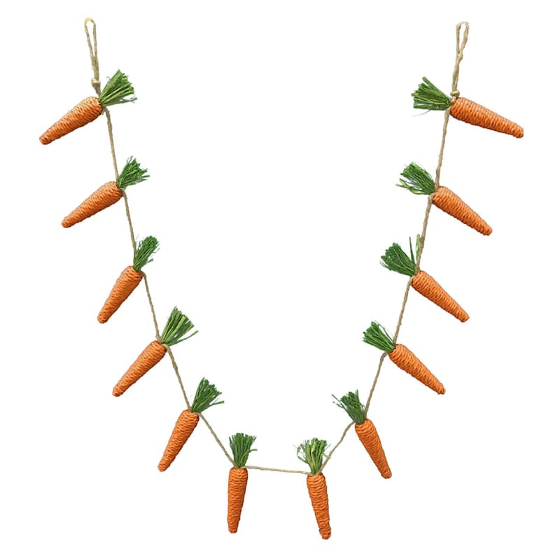 Easter Carrot Garland, 5' | At Home
