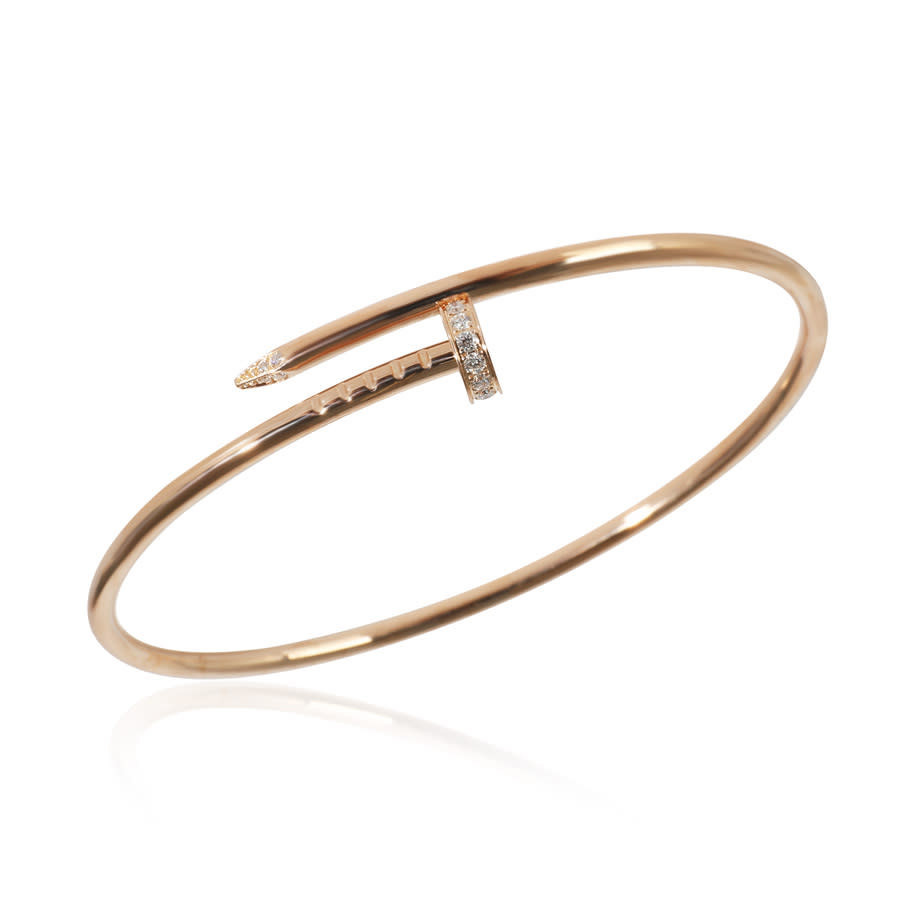 Pre-Owned Cartier Juste Un Clou Bracelet, Diamonds, Small Model(Rose Gold) | Jomashop.com & JomaDeals.com