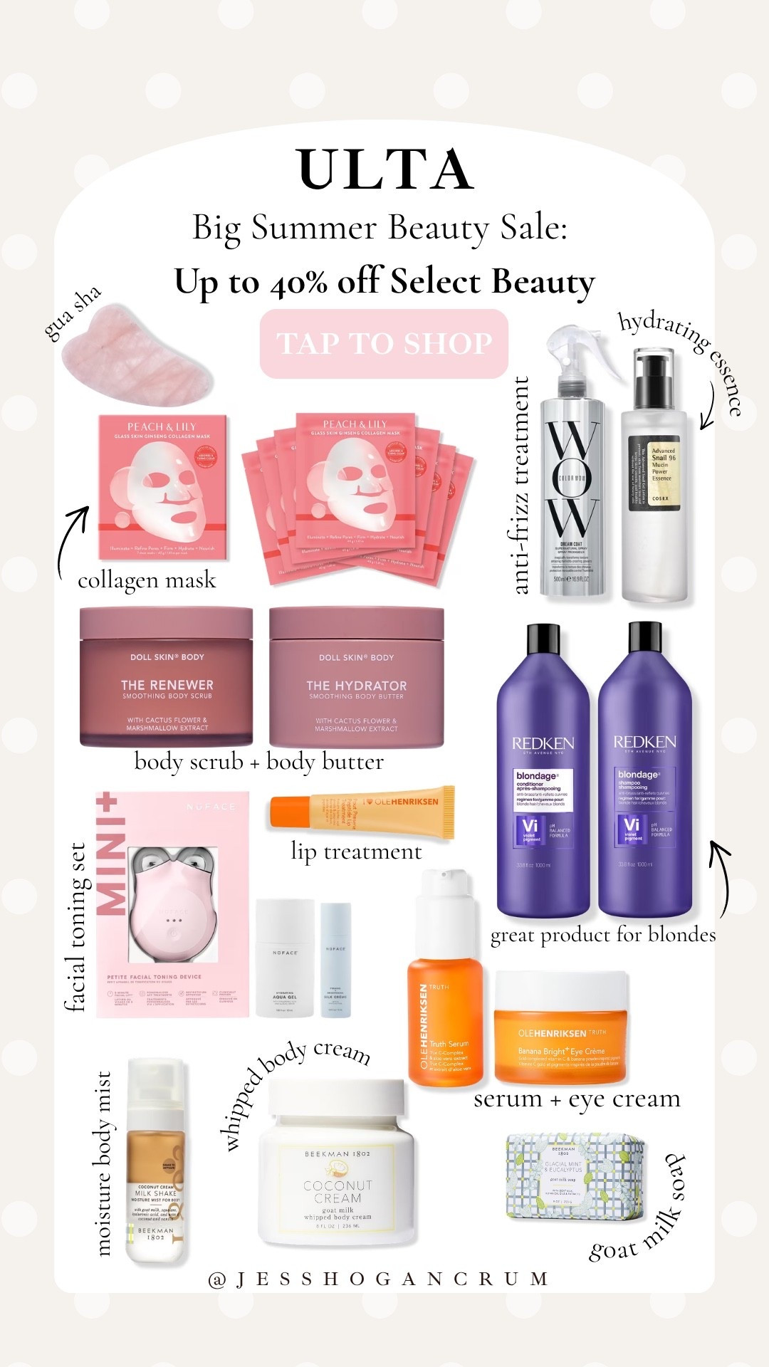 there is a big ulta sale going on right now where you can save up to 40% off so many great beauty products! 

haircare, on sale, big sale, beauty favorites, face mask, skincare, skin, body care

#LTKSaleAlert #LTKBeauty #LTKselfcare