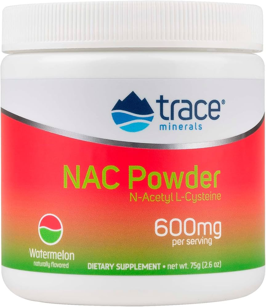 Trace Minerals | NAC Powder with N-Acetyl L-Cysteine Amino Acids | 600 mg to Support Immune Syste... | Amazon (US)