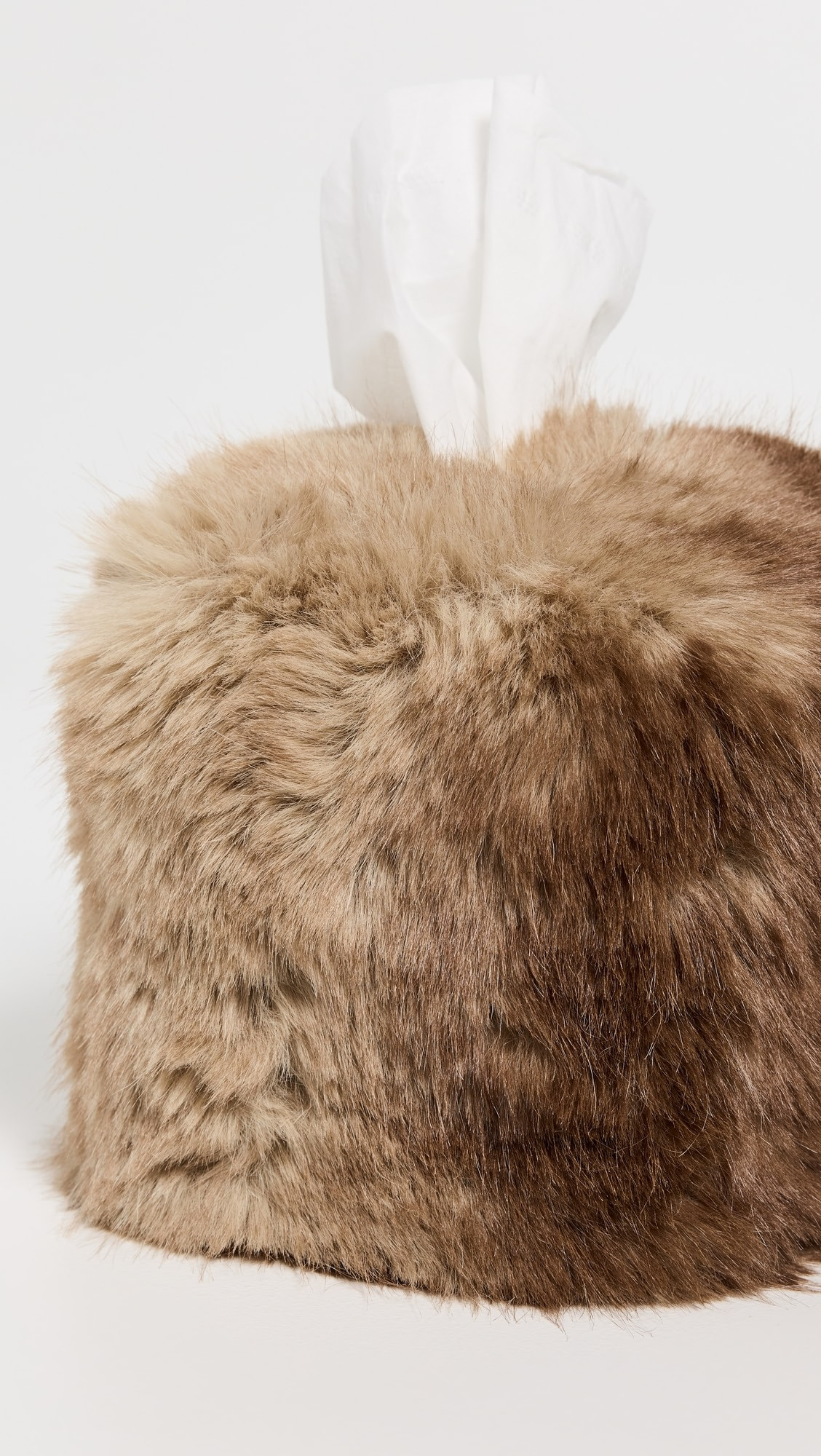 Davey Faux Mink Tissue Box Cover | Shopbop