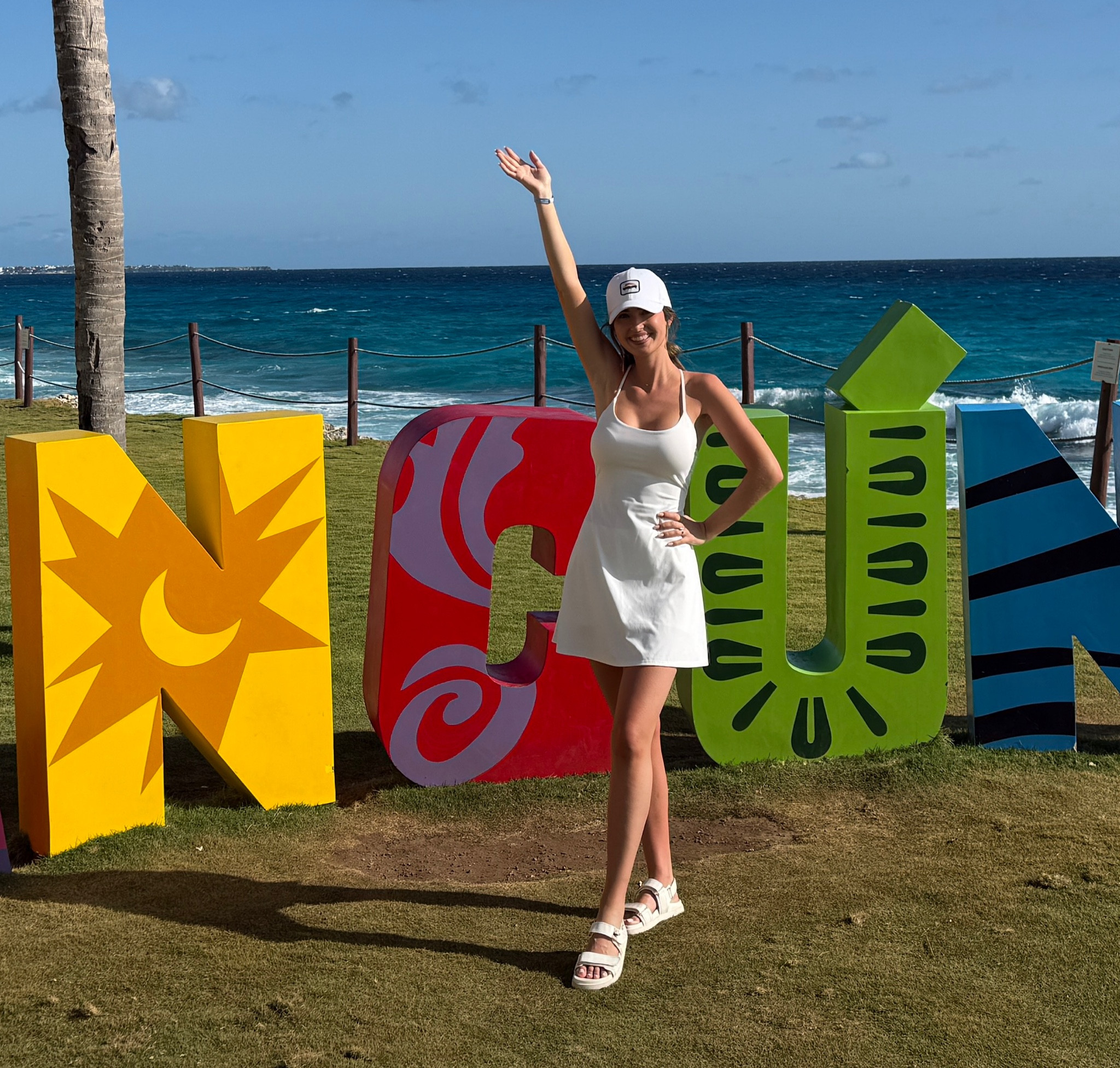Vacation outfit for a day of exploring ☀️🐬 This is one of my favorite athletic dresses! The back is so cute! 

#LTKActive #LTKFitness #LTKTravel