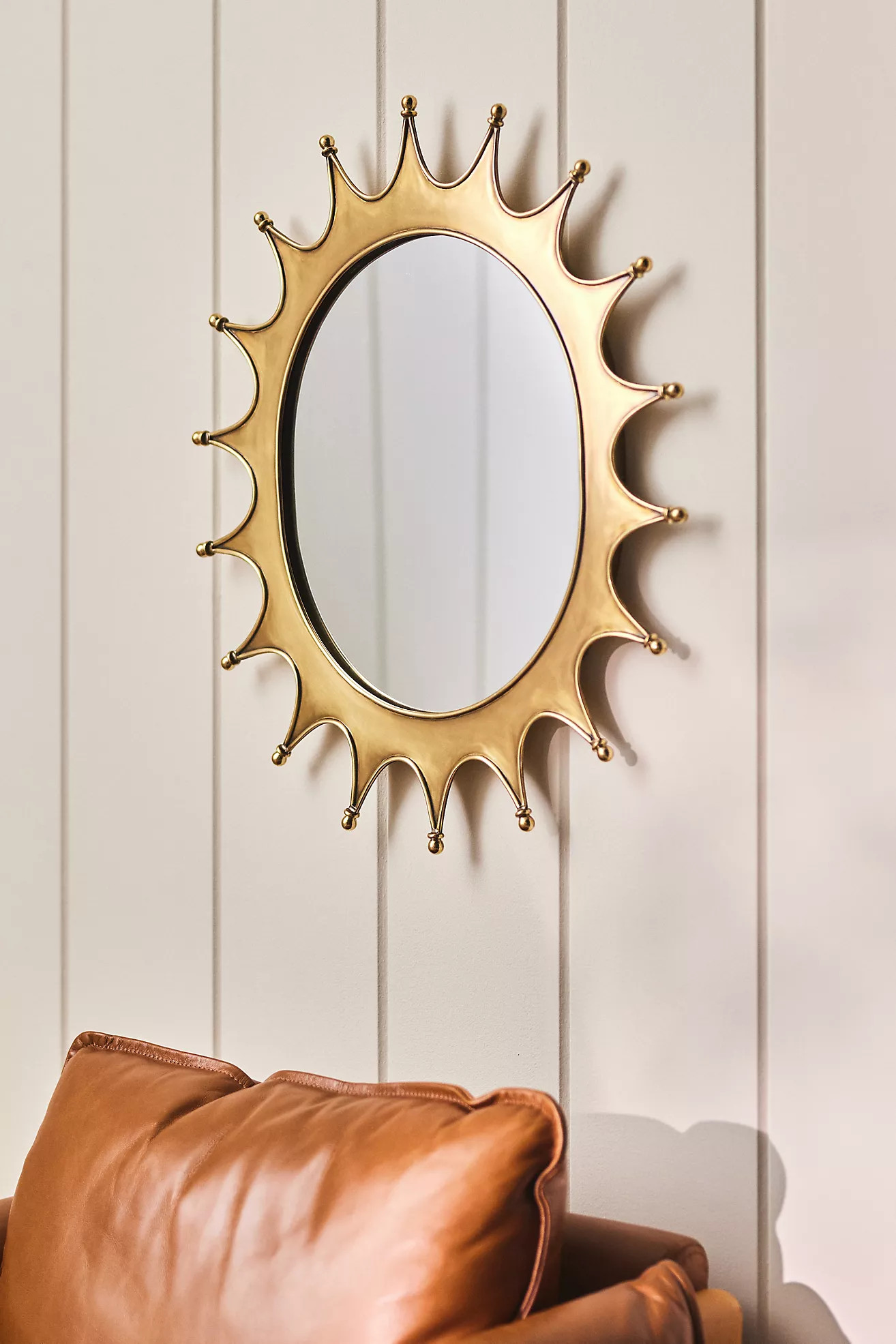 Soleil Brass Sun Wall Mirror | Anthropologie (US)