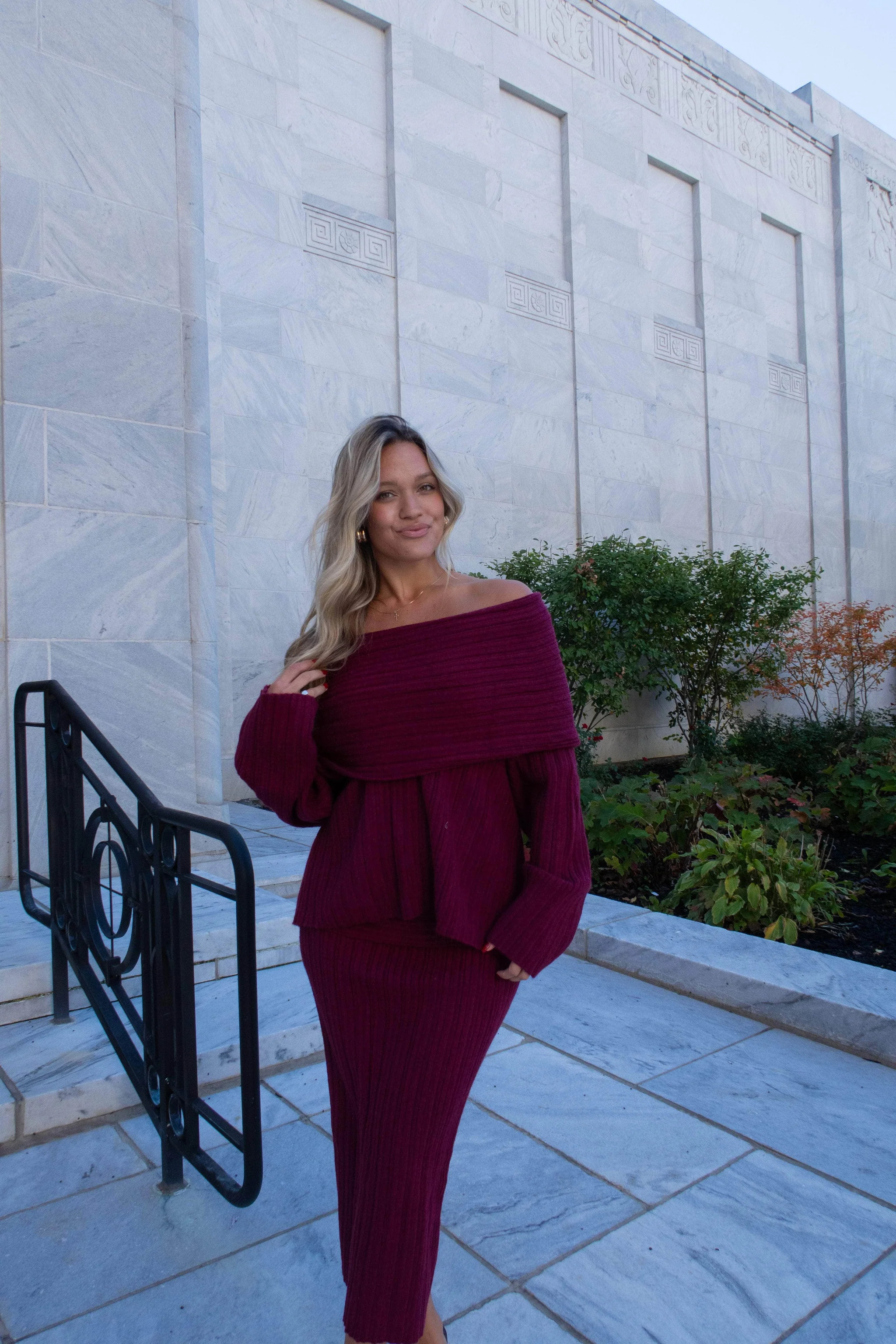 Harvest Wine Sweater | Lane 201 Boutique