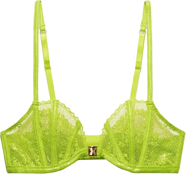 Savage X Fenty, Women's, Caged Lace Front-Closure Bralette | Amazon (US)