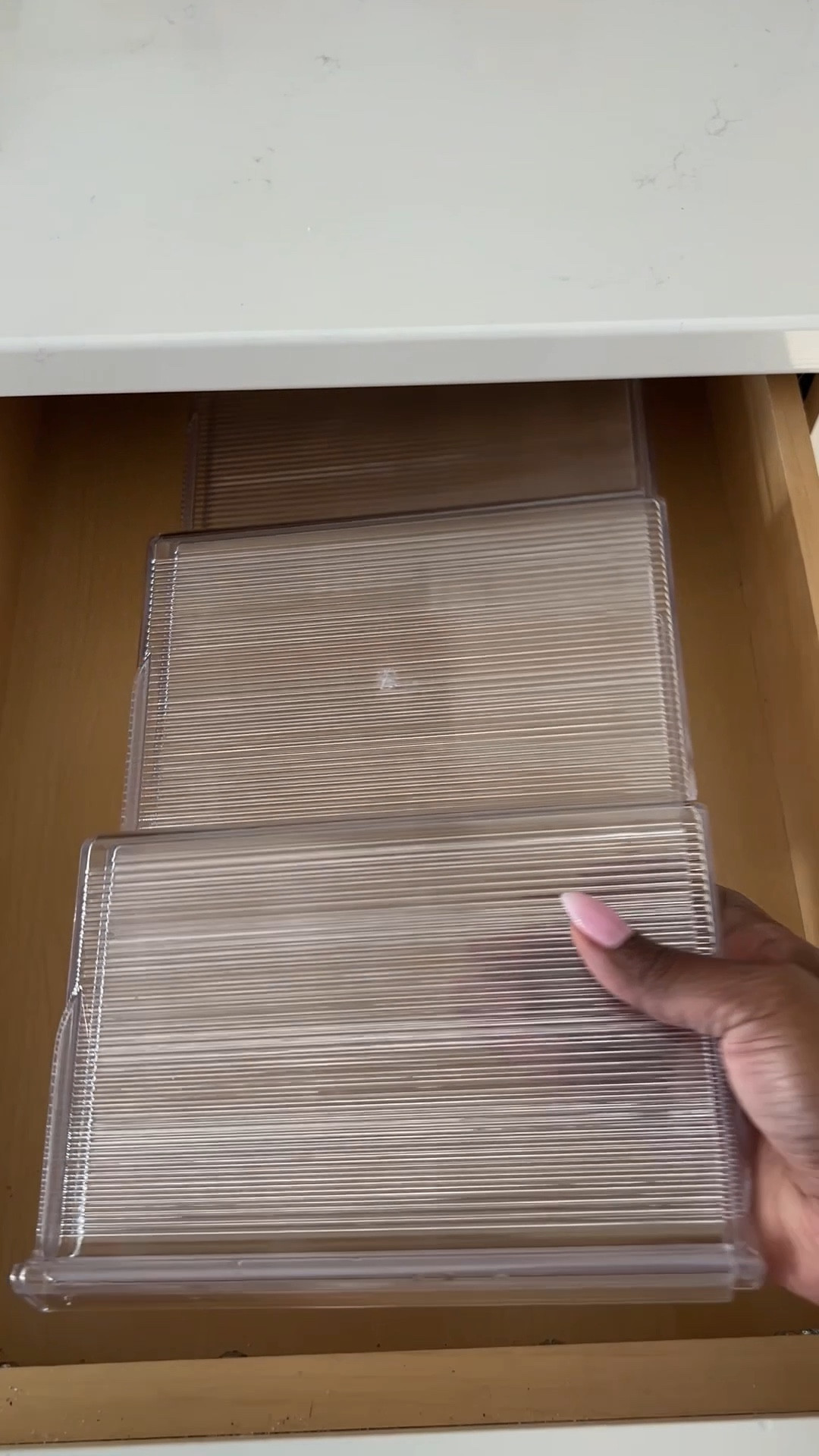 I prefer seeing everything at a glance.

Using an adjustable spice rack in the drawer so all my spices are easy to reach and see.

This setup has made cooking feel much simpler.

#LTKHome