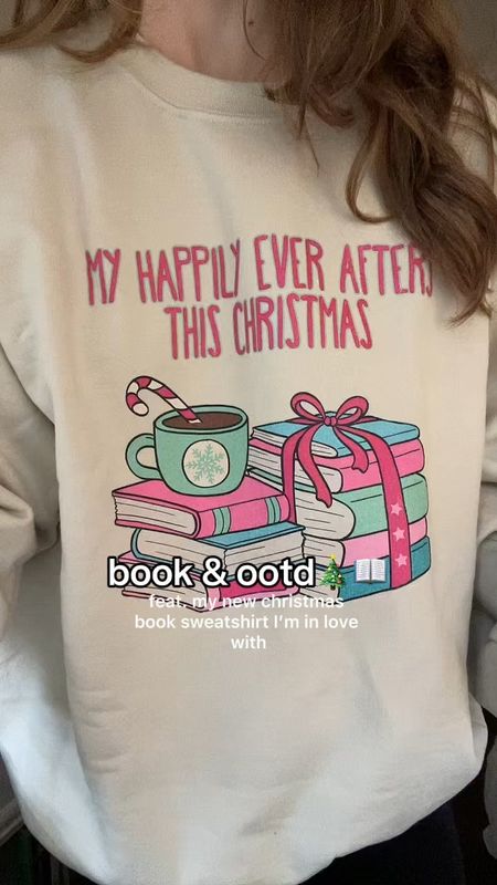 The cutest & coziest holiday book sweatshirt!! 🫶🏻🥹 

#LTKGiftGuide #LTKSeasonal #LTKHoliday