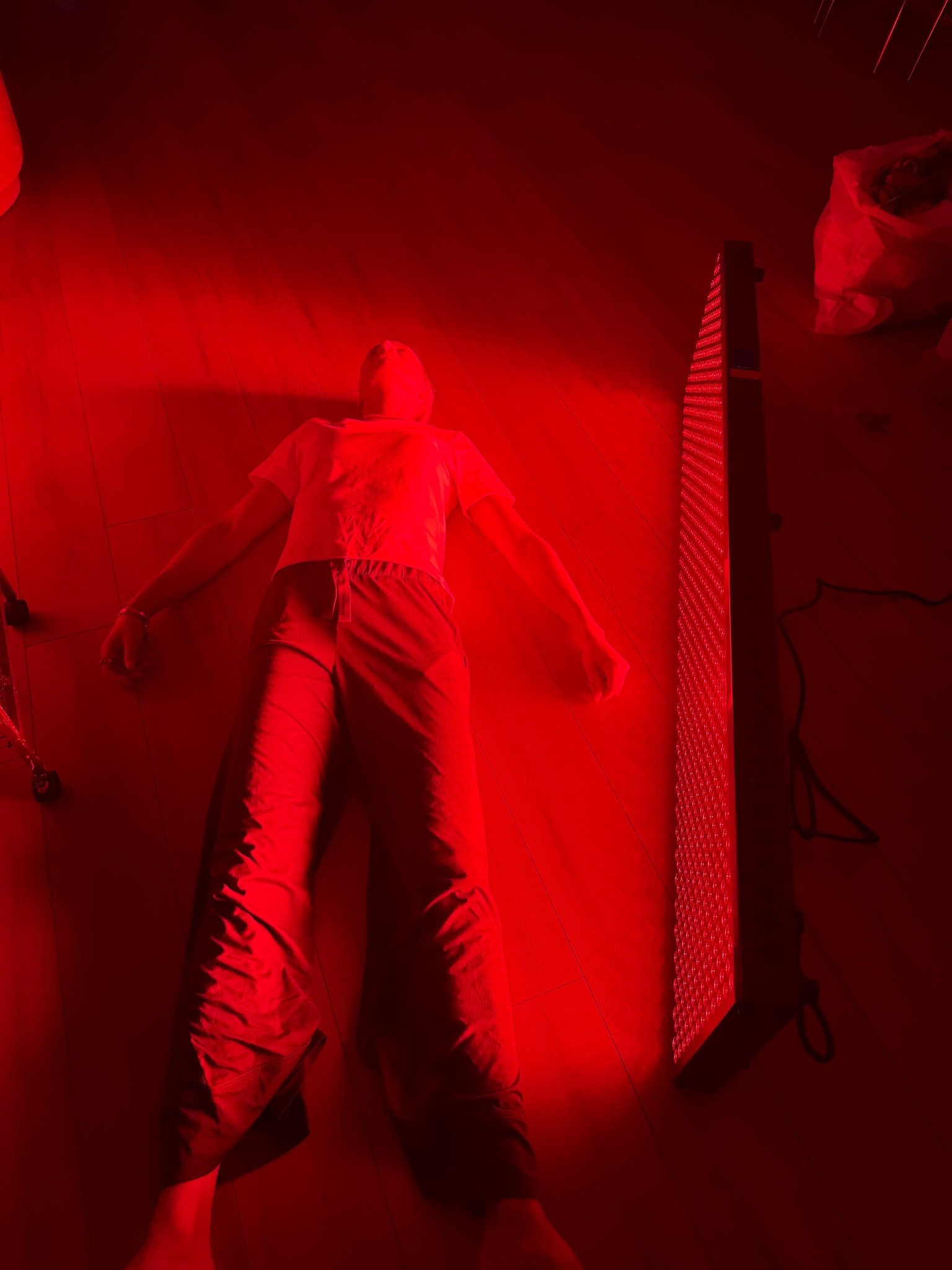 so I went back and forth about getting the smaller panel, but I know myself. I’d rather invest in the one I actually want than spend less now and regret it in six months. But honestly red light therapy is one of the few things I’m willing to spend serious money on. The benefits for collagen production, fine lines, skin texture and muscle recovery are insane. And unlike any face mask (although they’re great), this thing can treat practically my entire body at once. Plus it is significantly more light and stronger than most  facial masks. I’m so freaking excited. I’m also a big biohacking dork so there’s that 😅￼￼

#LTKActive #LTKOver40 #LTKBeauty
