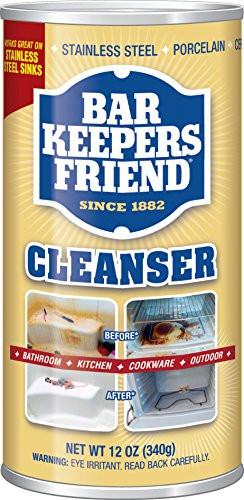 Bar Keepers Friend Powder Cleanser (12 oz - 4-pack) - Multipurpose Cleaner & Stain Remover - Bathroom, Kitchen & Outdoor Use - For Stainless Steel, Aluminum, Brass, Ceramic, Porcelain, Bronze and More | Amazon (US)