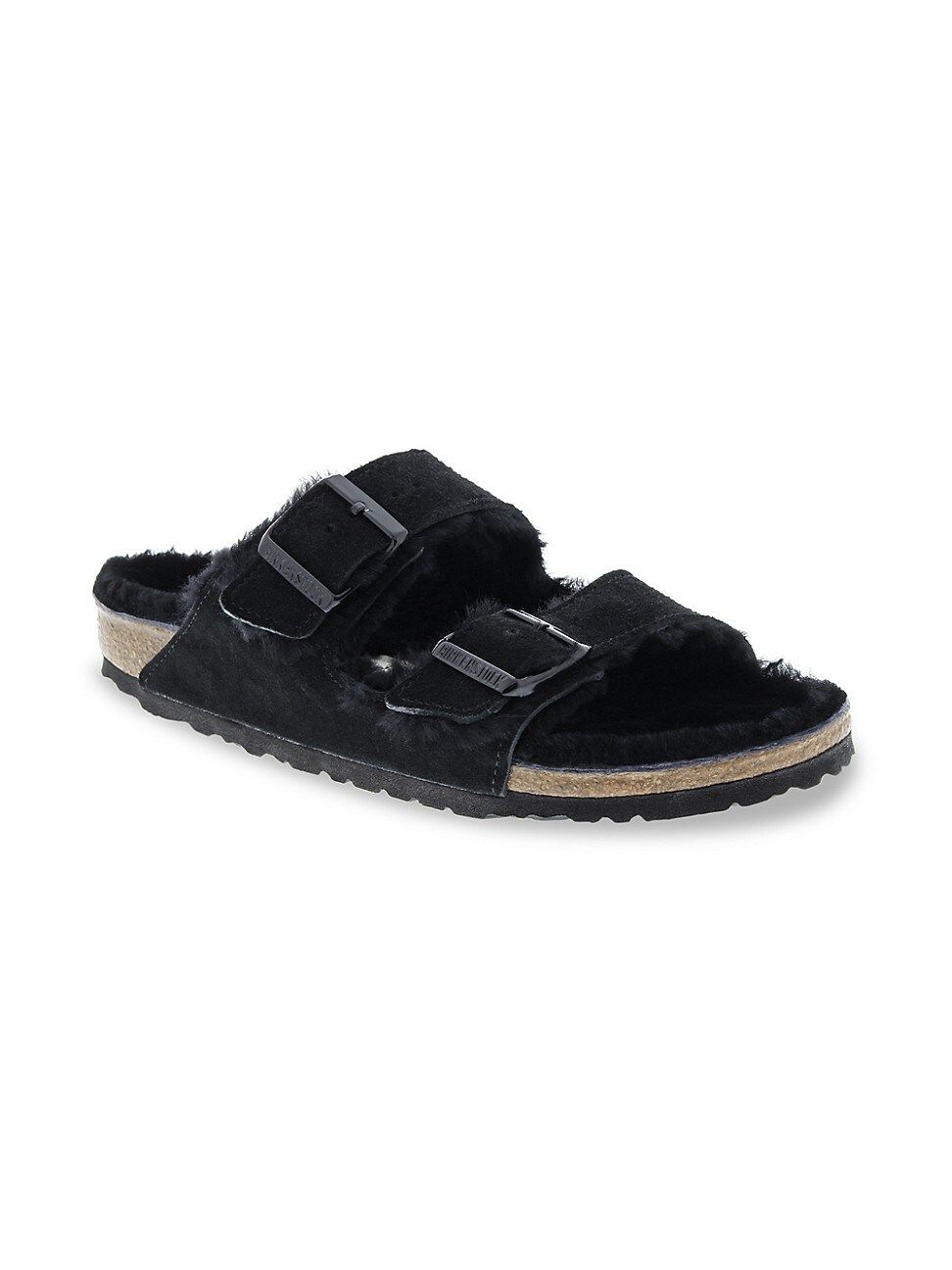 Arizona Shearling-Lined Suede Sandals | Saks Fifth Avenue