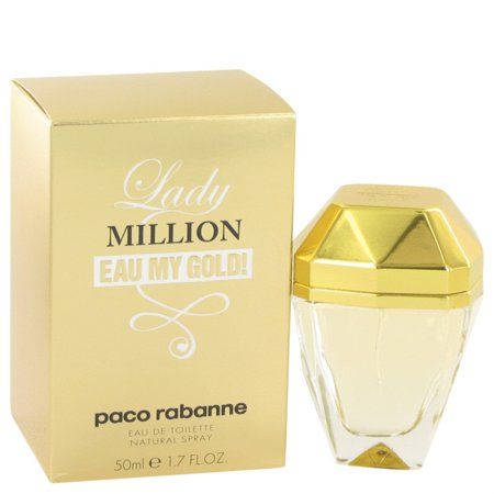 Lady Million Eau My Gold Eau De Toilette Spray By Paco Rabanne1.7 Oz (Pack 2) | Walmart (US)