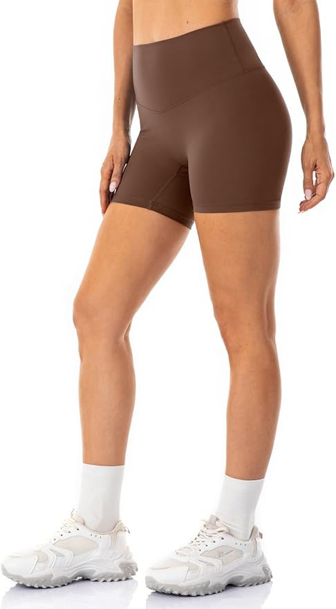 Lavento Women's All Day Soft Biker Shorts 3"/ 5"/ 7" - High Waisted Workout Gym Running Yoga Shor... | Amazon (US)