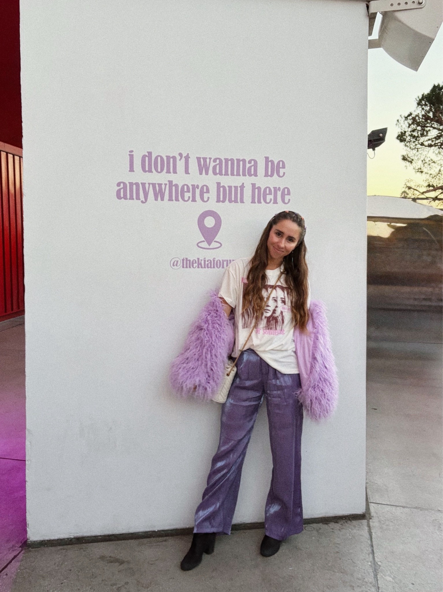 The Hilary Duff fit 🪩 sized up in the graphic tee and sized up in the jacket for a baggier fit 💜#hilaryduff #luckyme #luckymetour

#LTKootd #LTKPetite #LTKgrwm