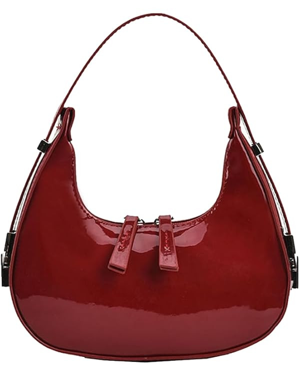 JYG Crescent Shoulder Bag for Women Retro Hobo Handbags Top Handle Y2k Underarm Bags Fashion Ladi... | Amazon (US)