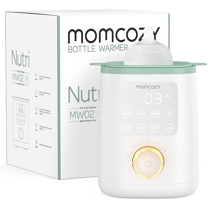 Momcozy Retain Nutrients Bottle Warmer, 9-in-1 Baby Bottle Warmer with Night Light, Accurate Temp... | Amazon (US)