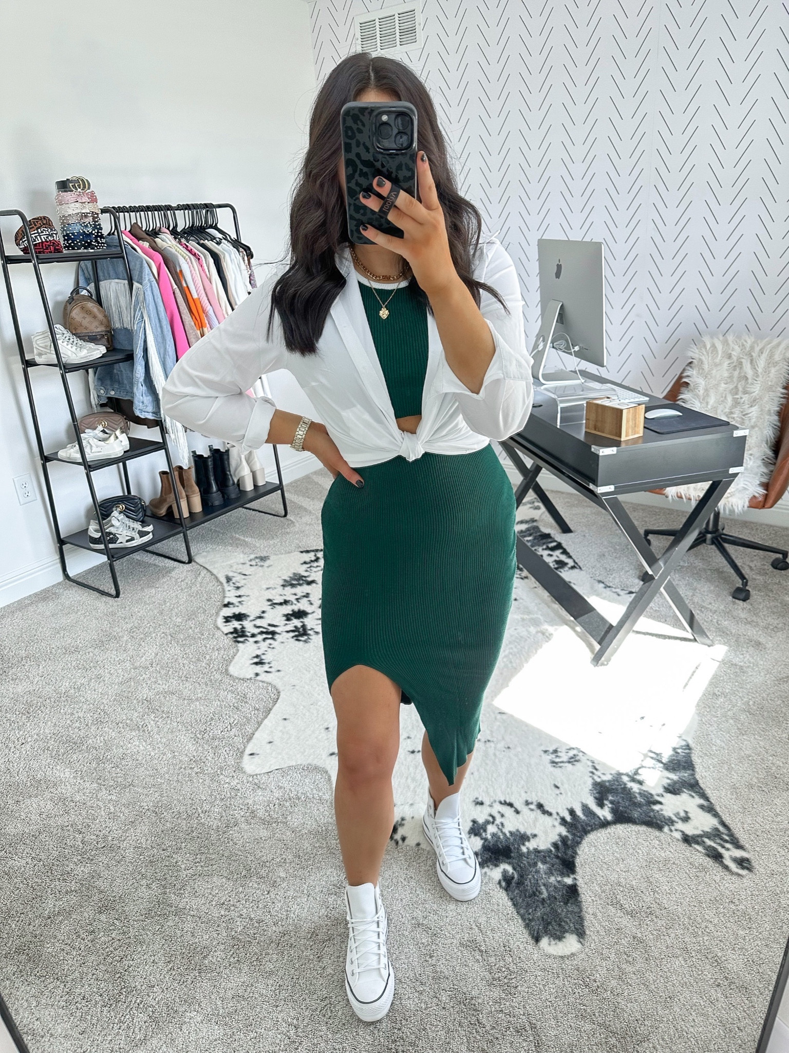 Dress — xs
Button Down — medium

Platform converse sneakers outfit | cutout bodycon midi dress outfit | white button down outfit | brunch outfit | errands outfit | outfits for the bump | white button up shirt outfit | white button down shirt outfit | midi dress amazon | white sneakers outfit

#LTKstyletip #LTKunder50 #LTKshoecrush