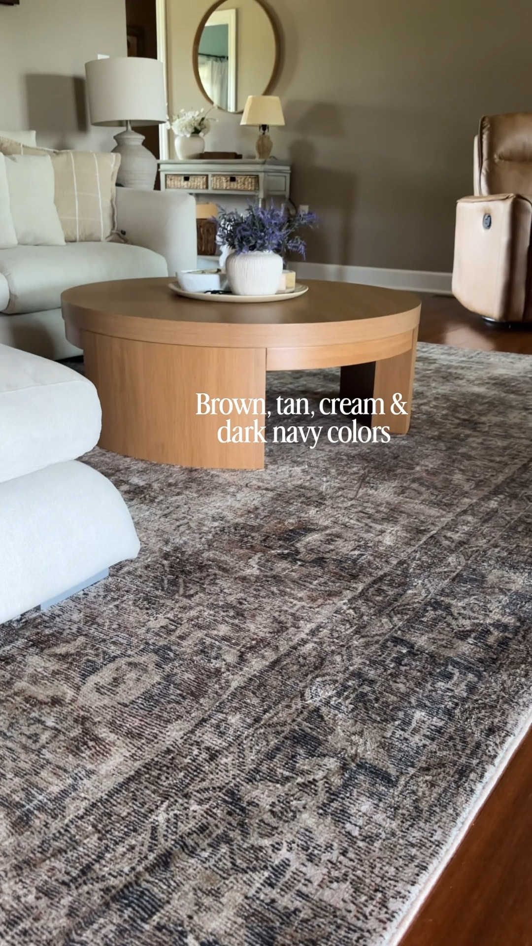 My favorite Loloi rug is finally back on sale! This is the Morgan Sunset/Ink. It’s a cloudpile rug which is like walking on a cozy blanket! 🥰 In real life (in my space) it pulls brown, tan, cream and a very dark navy (almost looks black). No pink or overly blue tones. 

#LTKHome #LTKSeasonal #LTKSaleAlert